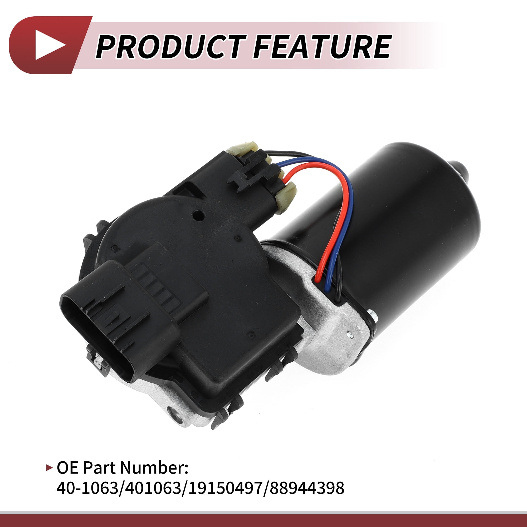 Unique Bargains Front Windshield Wiper Motor for Hummer H2 2003-2007 Replacement