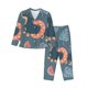 thumbnail image 1 of Balery Watermelons Dachshunds Conjunto de Pijama con Estampado para Mujer, Conjunto de Dos Piezas con Manga Larga, Ropa de Dormir Suave con Bolsillos, Pijamas Cómodos-Medium, 1 of 7