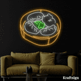 thumbnail image 4 of Craftnamesign Dumplings Neon Sign, Chinese Restaurant Decor, Dimsum Decor, 4 of 4
