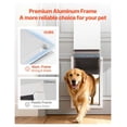 thumbnail image 2 of Dog Door for Door, X-Large, Magnetic Flap & Metal Frame, Weatherproof, Easy Install, 2 of 9