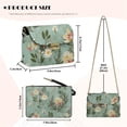 thumbnail image 7 of Pzuqiu Flower Crossbody Bags Leather Women Vintage Trendy Small Leather Crossbody Bags for Women with Chain Strap Lightness Practical for Party and Special Occasions, 7 of 7