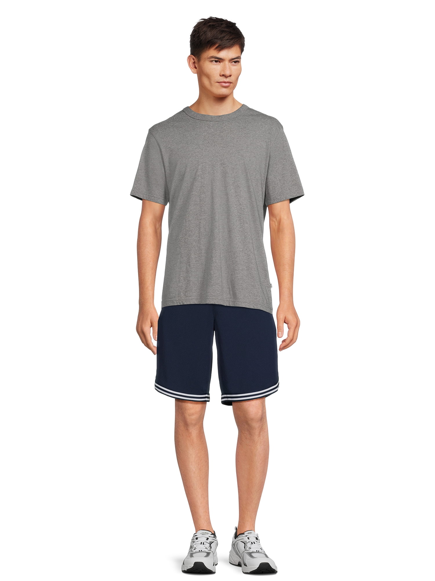 Athletic Works Men's & Big Men's 10" Inseam Mesh Gym Shorts, Sizes S-3XL