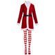 thumbnail image 2 of Puntoco Vestido De Navidad para Mujer Uniforme De Fiesta Vestido De Rendimiento Conjunto De Vestido De Navidad Conjunto De Camiseta/Camiseta con Cuello En V De Manga Larga Liquidación Puntoco Puntoco-4105, 2 of 9
