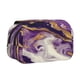 thumbnail image 1 of Easygdp Purple Gold Marble Swirls para Estuche de Lápices con Tapa Flip, Suministros de Oficina y Universidad para Adolescentes y Adultos, 1 of 7