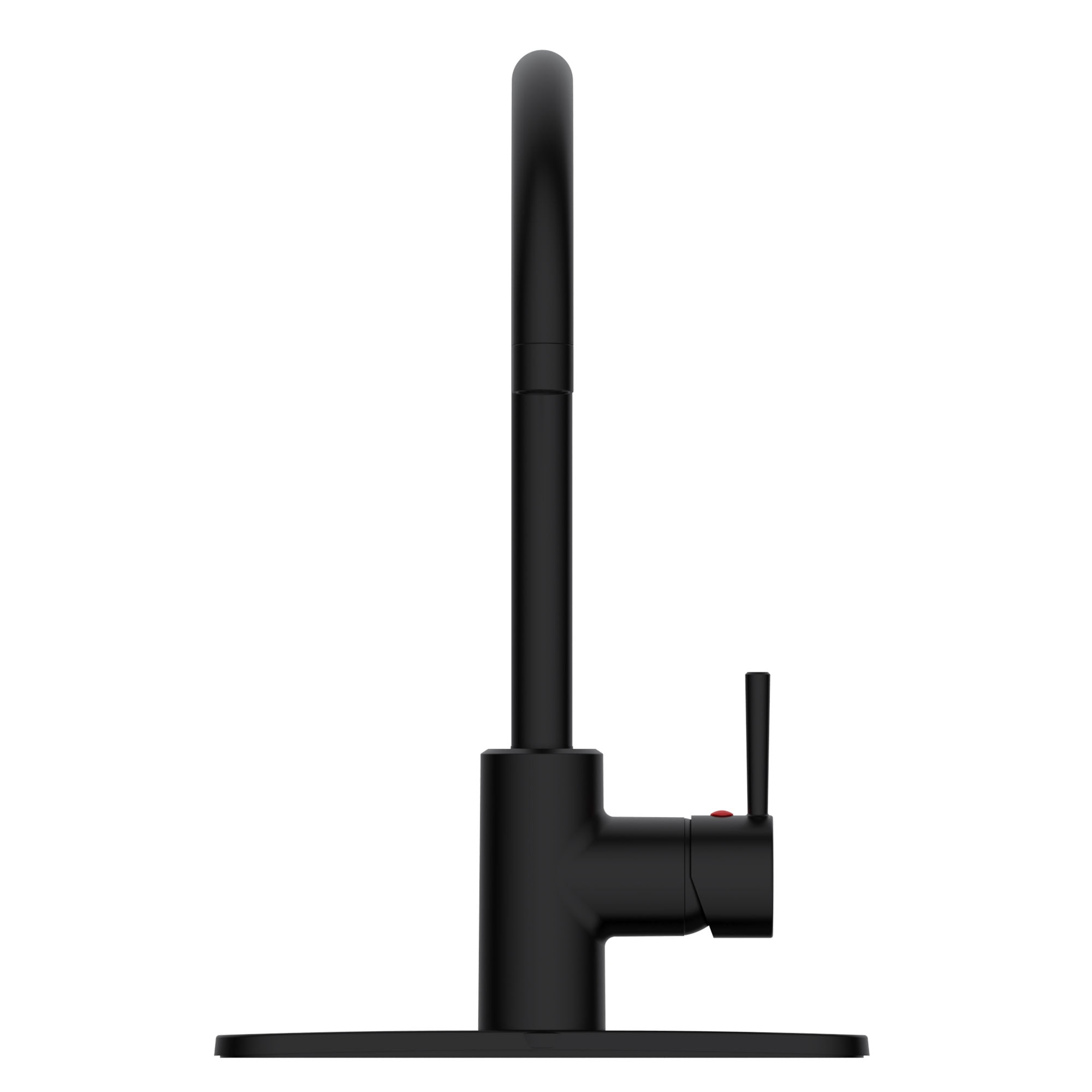 Design House 595678 Eastport II Single-Handle Kitchen Faucet, Matte Black