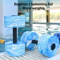 thumbnail image 2 of Yuarrent Mancuernas de agua para entrenamiento en piscina | Par de mancuernas acuáticas para aeróbic acuático Deportes acuáticos A, 2 of 6
