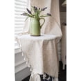 thumbnail image 5 of Nvzi Farmhouse Cotton Linen Window Curtain Panel with Tassels, 1 Piece (59"x87",Daisy), 5 of 5