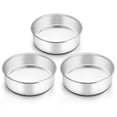 thumbnail image 1 of TeamFar 6 Inch Cake Pan, Round Smash Cake Pan Tier Baking Pans Set Stainless Steel, Fit in Pot Pres, 1 of 7