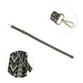 thumbnail image 3 of Unique Bargains 1 Pc Arrow Pattern Light Gold Tone Hook Handbag Strap for Dating Brown Polyester, 3 of 4