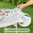 thumbnail image 5 of Pioneer Flower Floral Print Pattern Round Fitted Tablecloth with Elastic Edge,Dining Table Cover Waterproof,Outdoor Round Tablecloth for Camping,Dining,Indoor and Outdoor, 5 of 7