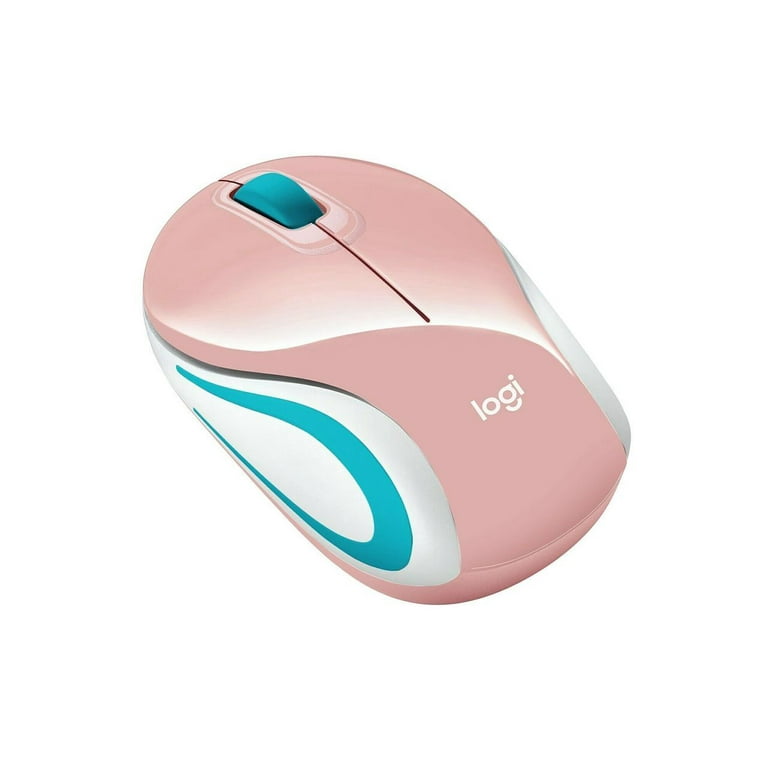 Logitech Wireless Mini Mouse M187 Ultra Portable, USB Unifying Receiver,  Blossom