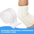 thumbnail image 4 of Bandage Tubulaire Élastique de Soutien Pansement de Rétention Pansements Bandage d'Étirement des Bras Rouleau de Bandage Baseline Réutilisable Tubes pour Membres 75CM X 5M, 4 of 5
