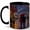 Black, variant on Rainy Paris Cafe 11oz Ceramic Mug, Romantic City Street Coffee Cup
