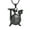 Black, variant on Drum Kit Cremation Pendant Small Urns for Ashes Keepsake Urn Necklace for Men Women