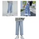 thumbnail image 3 of Pantalones Cortos para Hombres Casual Suelto Moda Pierna Recta Ancha Simple Transpirable para Deportes Azul 2XL, 3 of 8