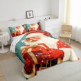 thumbnail image 3 of Feelyou Kids Santa Claus King Size Comforter Sets, Dreamy Fairy Tale Bedding Comforter Set, Christmas Gifts Reversible Bedding Set, Super Cozy Room Decor,3-Piece, 3 of 8