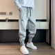 thumbnail image 5 of Pantalones casuales de primavera y otoño 2023 para hombre, nuevos, deportivos, holgados, de estilo moderno de Hong Kong, ajustados, de una pieza, de estilo japonés, 5 of 5