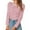 Red, variant on T Shirts for Womens Crew Neck Loose Tees with Puffy Sleeves Base Tops Striped Long Sleeve Shirt Women