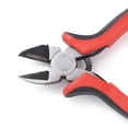 thumbnail image 2 of 1pc Jewelry Pliers 50 Steel(High Carbon Steel) Side Cutting Pliers Side Cutter Red & Black Gunmetal 115x60mm, 2 of 6