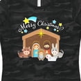 thumbnail image 4 of Inktastic Merry Christmas Cute Nativity Scene Women's T-Shirt, 4 of 5