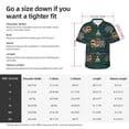 thumbnail image 5 of Logiee Big Machine Print Mens Hawaiian Shirts,Loose-Fit Short Sleeve Button Down Tropical Aloha Beach Shirt,Summer Vacation Wedding Tops,Large, 5 of 7