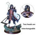 thumbnail image 1 of Figura de acción de Naruto, Madara, Uchiha, cabeza Itachi, PVC, Anime Shippuden, vibración, estrellas, juguetes, Figma, 32CM Gong Bohan LED, 1 of 1