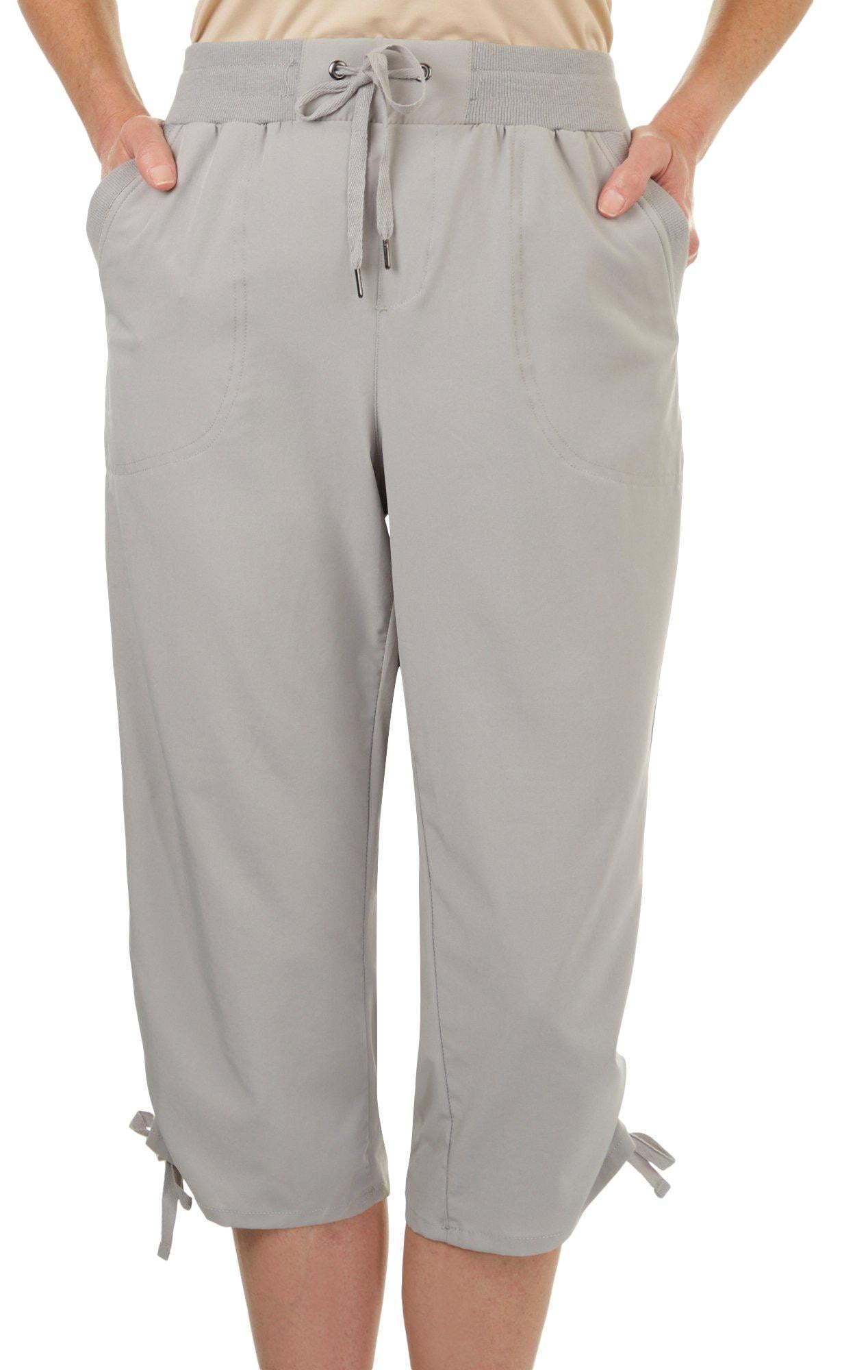 ATTYRE Petite Solid Side Ruched Pull-On 