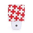 thumbnail image 1 of Balery Red Cross 1 Luz Nocturna LED con Sensor Automático, Enchufe con Sensor Crepuscular, Luz Suave de 0.5W para Dormitorio, Pasillo, Baño-EU, 1 of 7