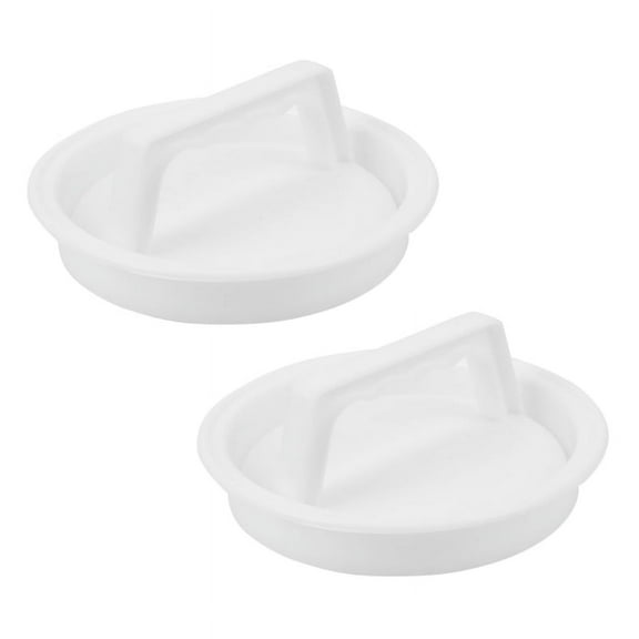 2 Hamburger Maker Burger Mold Vegetable Beef Pounder Kitchen Mould Craft