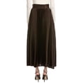 thumbnail image 2 of Elie Tahari womens  Pleated Midi Skirt, 8, Brown, 2 of 3