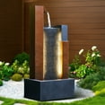thumbnail image 5 of Smart Big-Sized Outdoor Waterfall Fountain - Outdoor Garden Water Feature with Zen Water Falls for Outside Garden & Home/Office Use (Classic A), 5 of 8