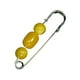 thumbnail image 4 of Broche para mujer, ropa, chal, pinza para el pecho, broches de novia, alfileres, cuentas Amarillo, 4 of 9