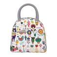 thumbnail image 1 of Disketp Alpaca Flower Bolsa Térmica para Almuerzo, Lonchera con Abertura Amplia y Gran Capacidad, Organizador Reutilizable para Mujeres, Hombres y Adultos, 1 of 6