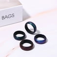 thumbnail image 6 of Avaner Silicone Wedding Ring for Men: 4 Pack 8mm Width Breathable Air Grooves Silicone Rubber Wedding Engagement Bands Valentine's Day Gift, Size 8, 6 of 6