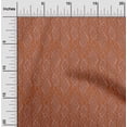 thumbnail image 1 of oneOone Cotton Poplin Fabric Swirl & Geometric Block Printed Fabric 1 Yard 56 Inch Wide, 1 of 4