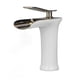 thumbnail image 4 of Grifo de lavabo de un solo orificio y una sola manija para agua fría y caliente, grifo de baño en cascada de latón, 4 of 8