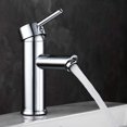thumbnail image 1 of Grifo de baño, grifo de lavabo moderno de alta calidad con diseño de metal de primera calidad y grifo ajustable para lavabo de agua fría y caliente para lavabo de baño, 1 of 5