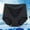 Black, variant on Nexjvus Period Panties for Women High Waist Seamless Leak Proof Heavy Flow Sports Breathable Panties Size M-XL