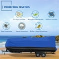thumbnail image 4 of 17-20Ft Boat Cover Heavy Duty Blue Potoon Rain Snow Dust Resistant Protection Up to 96 inch, 4 of 9