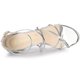 thumbnail image 4 of Sandalias con tiras y tacón de bloque para Mujer Plata 40 Allegra K, 4 of 7