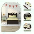 thumbnail image 5 of Twin Bed with Trundle and Bookcase Headboard, Wood Twin Size Platform Bed Frame with Storage for Teens, No Box Spring Needed (Espresso), 5 of 12