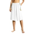 thumbnail image 2 of Utoimkio Elastic Waist Textured Culottes for Women Casual Loungewear Shorts with Tassel Drawstrings, 2 of 5