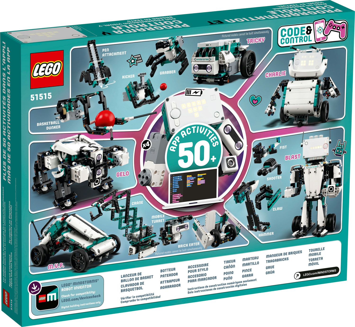 LEGO Robot Inventor 51515 Building Set (949 Pieces) - image 3 of 5
