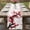 White Deep Red, variant on Table Runner - 72 Inch Long, Red Flowers Kitchen Dining Table Runner Dresser Scarves, Vintage Chinese Painting Plum Branches Farmhouse Decor for Coffee Tables Wedding Party Banquet