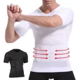 thumbnail image 3 of Camisetas Slim Fit Faja Playera Reductora Moldeadora Hombre, 3 of 7