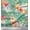 Dusty Teal Green, variant on Soimoi Green Cotton Duck Fabric Leaves,White & Peach Floral Print Sewing Fabric BTY 42 Inch Wide