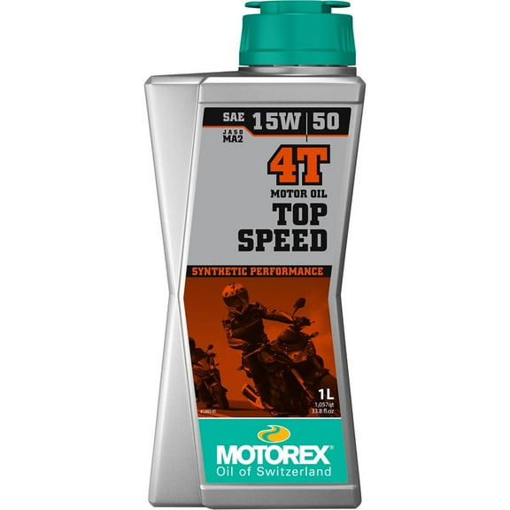 Motorex 308096 Top Speed 4T Oil - 15W50-1L.