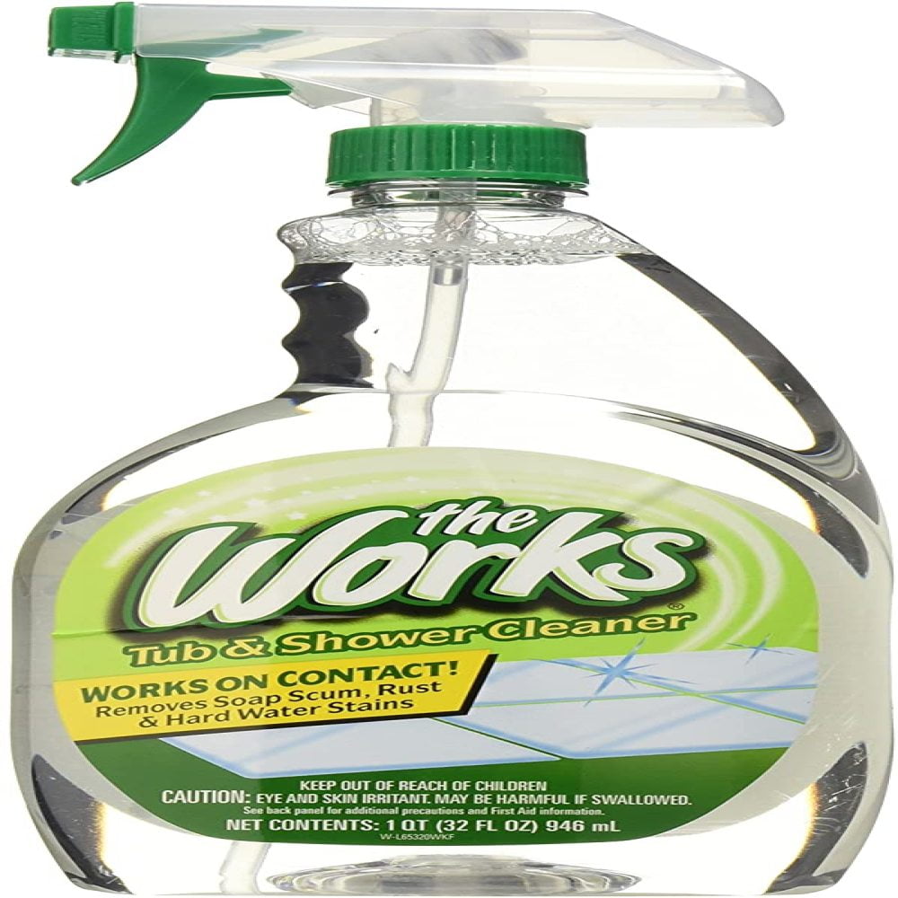 The works tub and outlet shower cleaner