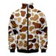thumbnail image 3 of Chaqueta con estampado 3D de manchas de vaca en blanco y negro para hombre y mujer, abrigos informales de manga larga, gran oferta, chaquetas con cremallera para primavera y otoño, ropa de abrigo, 3 of 5