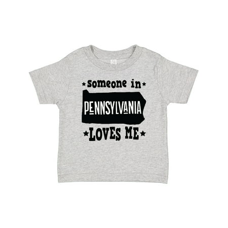 

Inktastic Someone in Pennsylvania Loves Me Gift Baby Boy or Baby Girl T-Shirt